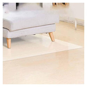 HOBBOY Clear Plastic Carpet Protector Roll Vinyl - Anti Slip Floor Mat Rug Runner - Heavy Duty Chair Guard Protection, 1.5mm Thickness (60/80/100/120/140cm wide)