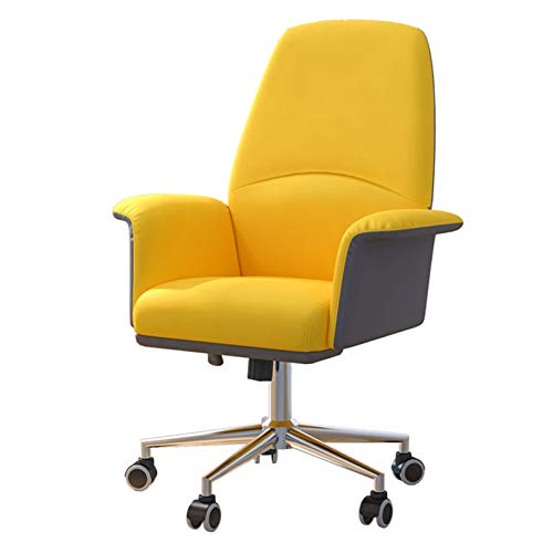 PENGJIE Ergonomic Swivel Office Chair Liftable Ergonomic Computer Chair Home Rotating Office Chair Student Dormitory Study Sofa Chair Desk Chair,68 X 47 X 110 cm Easy to Assemble