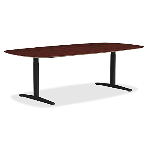 Lorell 59588 Rectangular Conference T-Leg Table Base, Black,Powder Coated