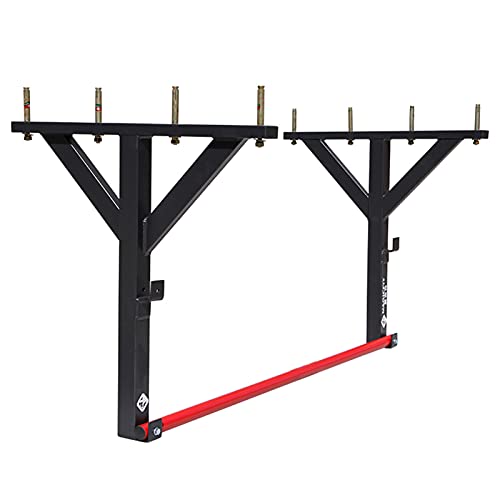 NENGGE Multifunctional Pull Up Bar Wall/Ceiling Mounted, Heavy Duty Upper Body Workout Bar, Adjustable Chin Up Bar, Professional Fitness Exercise Bars Home Gym Strength Training Equipment