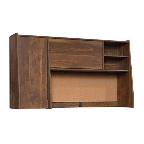 Sauder 422277 Clifford Place Hutch, L: 58.90" x W: 16.34" x H: 34.13", Grand Walnut finish
