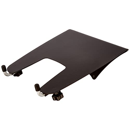Amazon Basics Single Monitor Stand - Lift Engine Arm Mount, Aluminum, 2-Pack & Notebook Laptop Stand Arm Mount Tray