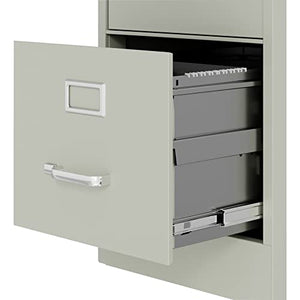 Lorell Fortress Vertical File Cabinet, Gray