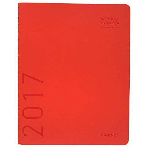 AT-A-GLANCE Weekly / Monthly Appointment Book / Planner 2017, 8-1/4 x 10-7/8", Contempo Fashion, Color Selected For You May Vary (70-940X-00)