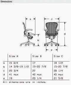 Herman Miller Aeron Tilt Limiter Task Chair, Adjustable Vinyl Arms, Graphite Frame / Carbon Classic Pellicle, Size B (Medium)