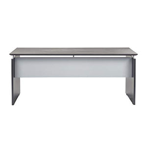 Safco Products MNDS72LGS Medina Desk, 72", Gray Steel