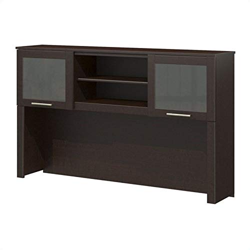 Pemberly Row 60W Hutch in Mocha Cherry