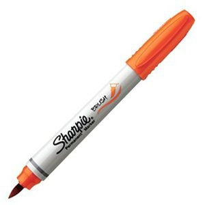 sanford Sharpie Brush TIP OS UPC Orange (1810708)