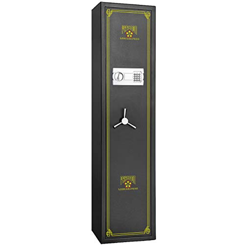 7501 Paragon Lock & Safe Electronic 5 Gun Rifle Safe 4.26cf Gun Cabinet for Firearms