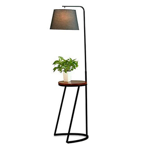 Swei Modern Minimalist Creative LED Floor lamp, Suitable for Bedroom Bedside Study Hotel Lighting Table lamp,Black
