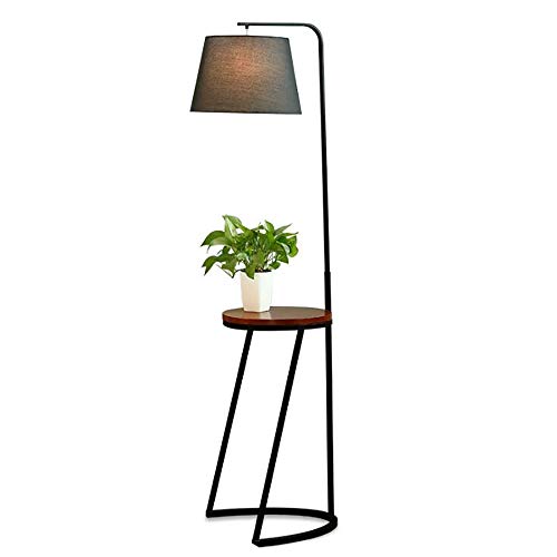 Swei Modern Minimalist Creative LED Floor lamp, Suitable for Bedroom Bedside Study Hotel Lighting Table lamp,Black