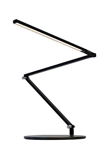 Koncept AR3200-CD-MBK-DSK Z-Bar Slim - LED Desk Lamp with Base, Cool Light/Metallic Black Finish