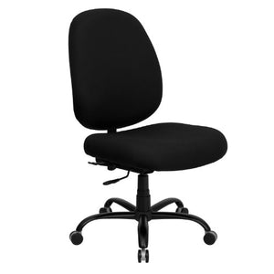 Flash Furniture HERCULES Series Big & Tall 400 lb. Rated Black Fabric Executive Swivel Chair