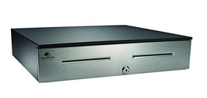 APG JD554A-BL1816-C Heavy-Duty Stainless-Steel-Front Cash Drawer with USBPro II USB Interface, 18 x 4.2 x 16.7", Black