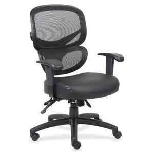 Lorell Mesh Back Executive Chair, 27-Inch by 27-Inch by 40-1/2-Inch, Black