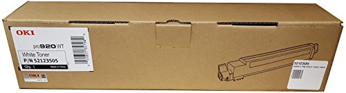 Okidata Pro 920WT White Toner Cartridge OEM Oki Brand