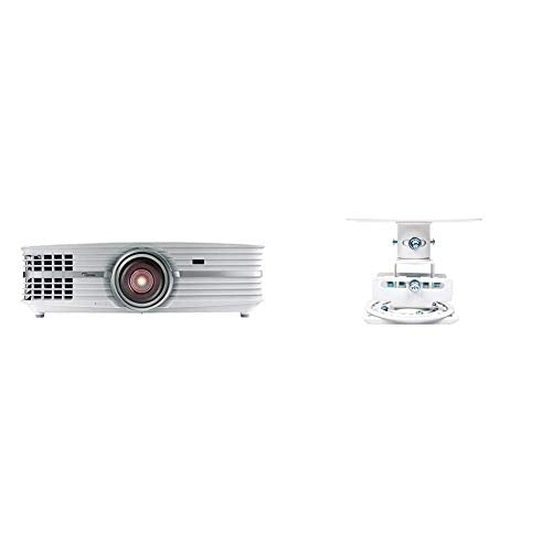 Optoma UHD60 True 4K Ultra High Definition, 3, 000 Lumens, Home Cinema Projector for Entertainment and Movies with HDMI 2.0 and HDR