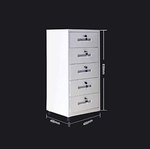 noxozoqm Metal File Cabinet with Lock - Home Office Supplies Locker - Multi-Drawer Demolition Cabinet for Important Documents (Size: A)
