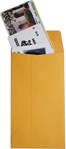 #5-1/2 Little Coin Envelopes, 3 1/8" W x 5 1/2" L, 20lb. - 5,000 Pack