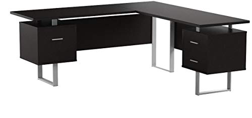 Monarch Specialties Computer 70"L Desk Left or Right Facing - Capuccino