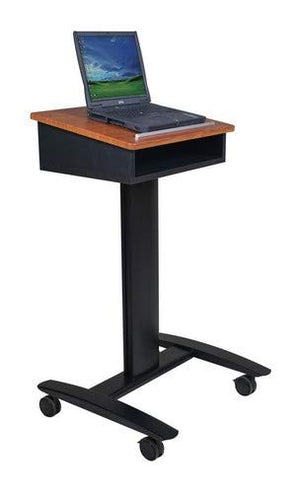 Balt Lumina Mobile Lectern 27574 Podium, Cherry/Black