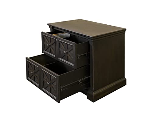 Martin Furniture Traditional Dark Brown Lateral File Cabinet