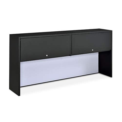 Carbon Hutch with Tack Board Black