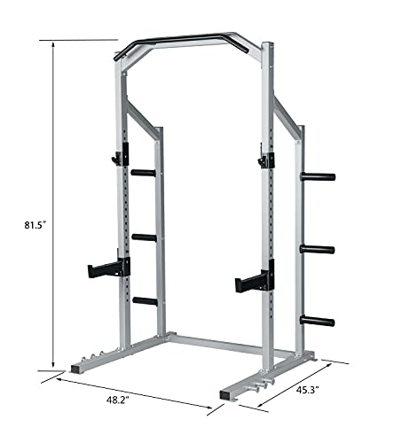 GDLF Power Rack Squat Stand Home Gym Strength Training Power Cage Weight Rack with Pull Up Attachment