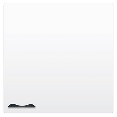 Best-Rite Elemental Magnetic Dry Erase Whiteboard Peel-n-Stick Skin, 4 x 4 Feet, White (208JD-25)