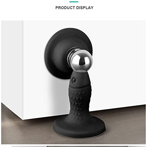Magnet Door Stops - 2 Pieces Magnetic Door Stopper Non-Punch Anti-Collision Silent Furniture Hardware (Color: B) (Color: A)