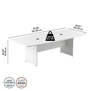 Bush Business Furniture BBF Conference Table 96W x 42D White