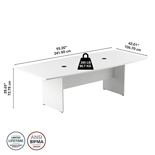 Bush Business Furniture BBF Conference Table 96W x 42D White