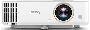BenQ TH585 1080p Home Entertainment Projector | 3500 Lumens for Lights on Enjoyment | High Contrast Ratio for Darker Blacks | Loud 10W Speaker | Low Input Lag for Gaming | 3D