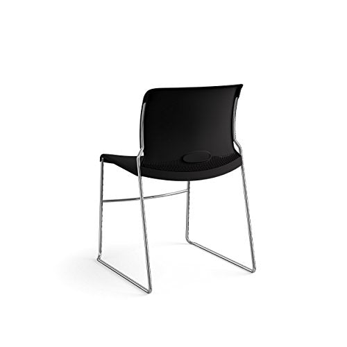 HON Olson High-Density Stacking Chair, Onyx Shell by HON