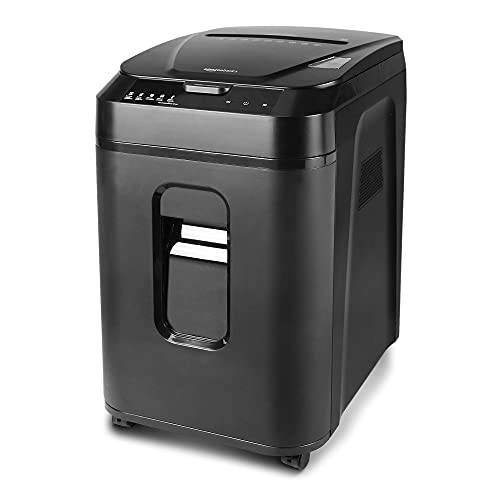 Amazon Basics Autofeed Micro Cut Paper Shredder, Black