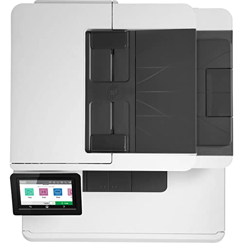 (Renewed) HP Laserjet Pro M479fdnA Ethernet only Color All-in-One Wired Laser Printer, White - Print Scan Copy Fax - 4.3" Touchscreen, 28 ppm, 600x600 dpi, 8.5x14, Auto Duplex Printing, 50-Sheet ADF