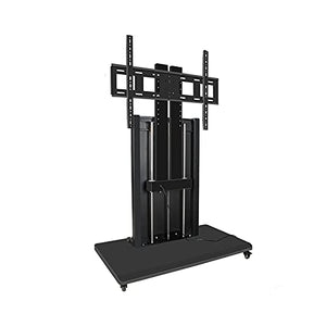 RHSH Smart Electric TV Stand Height Adjustable Mobile Cart for 40"-90" Flat TVs Up to 165 Lbs