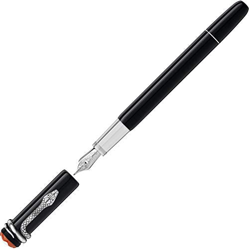 Montblanc Heritage Collection Rouge Et Noir Special Edition Resin Black Fountain Pen 114722