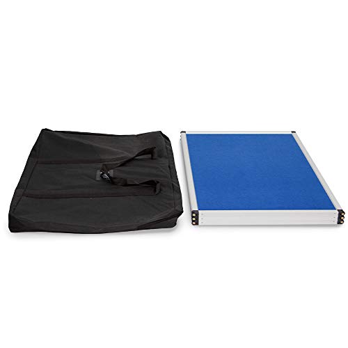 Vispronet Trade Show 6 Panel Display, 78in x 75in Aluminum Alloy Frame, Fabric Receptive Panels, Exhibition Board for Trade Shows and Presentations