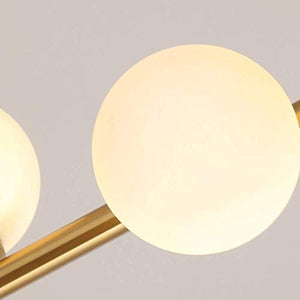 YAsao Nordic Modern Glass Round Floor Lamp LED - Creative Floor Lamp