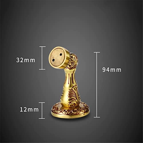 European Style Villa Copper Doorstop Furniture Door Hardware Anti-Collision Bathroom Door Stopper (Color: C)