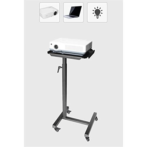 Projector Stand Floor-Standing Cart Telescopic Rack Black Shelf