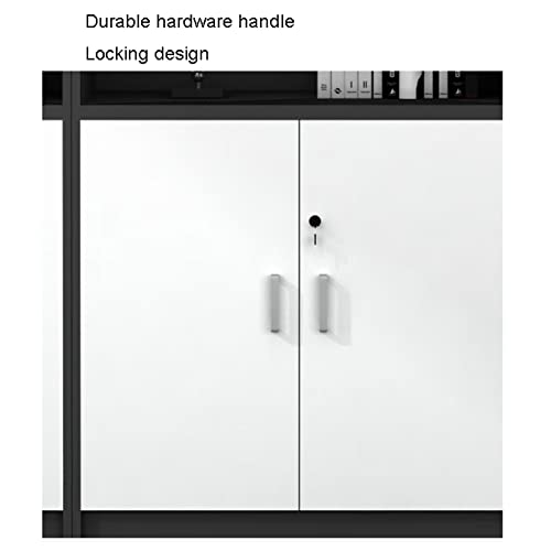EDWAL Vertical Storage Cabinet File Cabinet with Door, Wood Lateral Filing Cabinet - Home Office Printer Stand