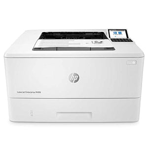 HP Laserjet Enterprise M406 dn Single-Function Wired Monochrome Laser Printer, White - Print Only - 2.7" LCD, 42 ppm, 1200 x 1200 dpi, Automatic Duplex Printing, USB 2.0 and Ethernet Connectivity