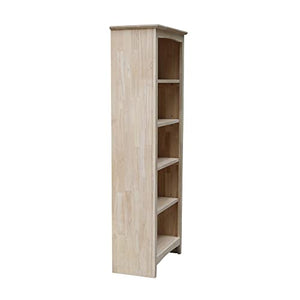 IC International Concepts Shaker Bookcase - 60" H