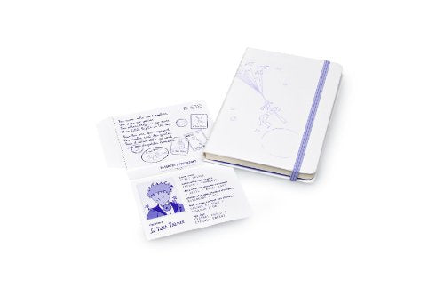 Moleskine 2015 Le Petit Prince Limited Edition Weekly Notebook, 12 Month, Pocket, White, Hard Cover (3.5 x 5.5)