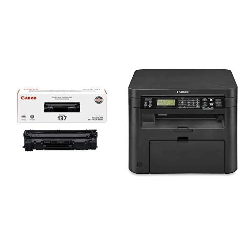 Canon Image Class D570 Monochrome Laser Printer with Scanner & Copier with Canon Original 137 Toner Cartridge - Black
