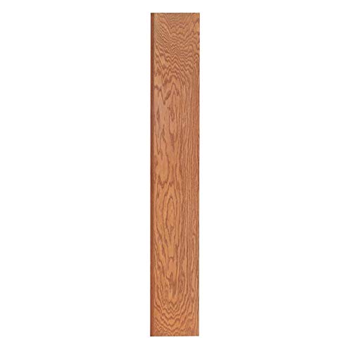 Bowery Hill 72" Tall 15-Shelf Triple Wide Wood Library Bookcase Storage - Dry Oak