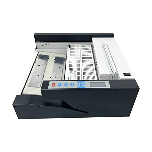 INTSUPERMAI Full-Auto Glue Book Binding Machine A3 Hot Melt Binder with LCD Fault Detection - 110V