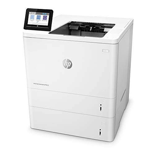 HP LaserJet Enterprise M612x Monochrome Duplex Printer with Dual-band Wi-Fi and Extra Paper Tray (7PS87A)